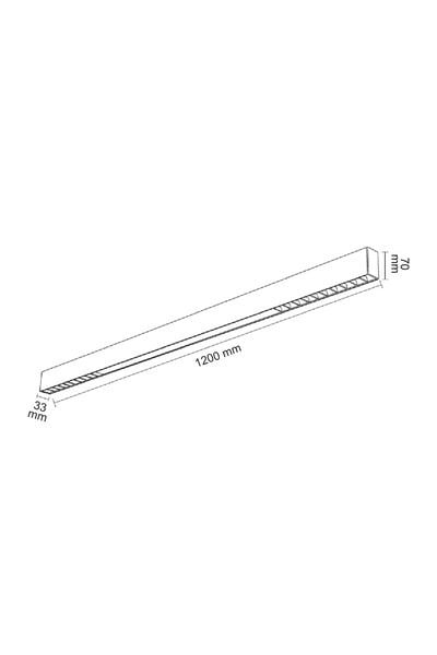 FL-5562Forlife FL-5562 120 Cm Kompakt Lens + Opak Difüzörlü Linear Armatür 40WForlife FL-5562 120 Cm Kompakt Lens + Opak Difüzörlü Linear{ubercoelektromarket}