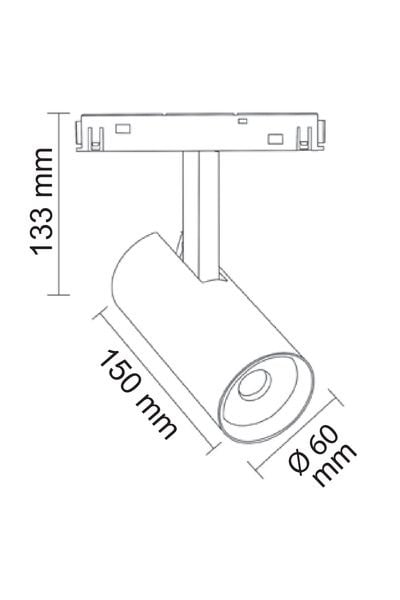 FL-5572 DForlife FL-5572 D Magnet Ray Spot Dimli 20WForlife FL-5572 D Magnet Ray Spot Dimli 20W{ubercoelektromarket}