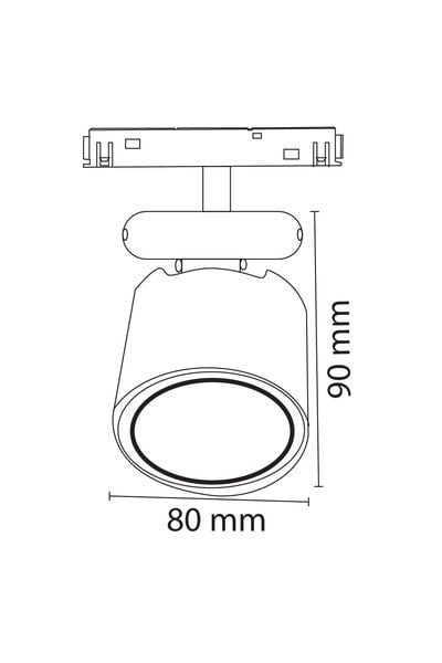 FL-5575 DDForlife FL-5575 DD Magnet Ray Spot Dali Dimli 10WForlife FL-5575 DD Magnet Ray Spot Dali Dimli 10W{ubercoelektromarket}