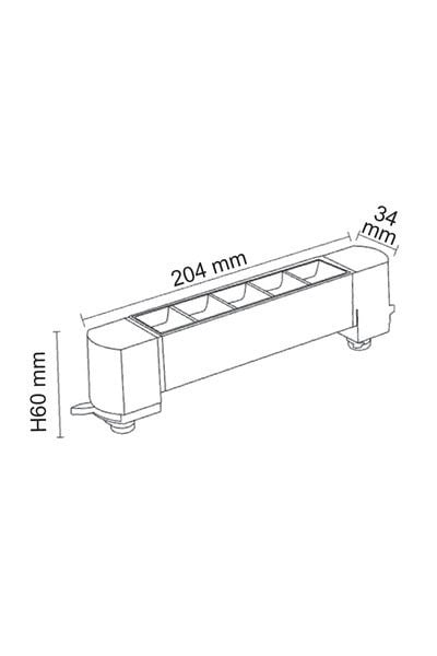 FL-5581 BSForlife FL-5581 BS 20 Cm Kompakt Lensli Monofaze Ray Armatürleri 10W Hareketli Ray ArmatürüForlife FL-5581 BS 20 Cm Kompakt Lensli Monofaze Ray{ubercoelektromarket}
