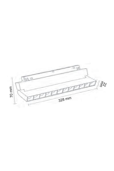 FL-6623 RForlife FL-6623 Rose 33 Cm Hareketli Kompakt Lensli Magnet Armatür Rose 18WForlife FL-6623 Rose 33 Cm Hareketli Kompakt Lensli Magnet{ubercoelektromarket}