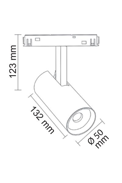 FL-6671 SForlife FL-6671 Silver Magnet Ray Spot Silver 10WForlife FL-6671 Silver Magnet Ray Spot Silver 10W{ubercoelektromarket}