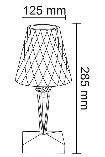 Forlife FL-8074 Fırtına Mix Şarjlı Led Masa Lambası