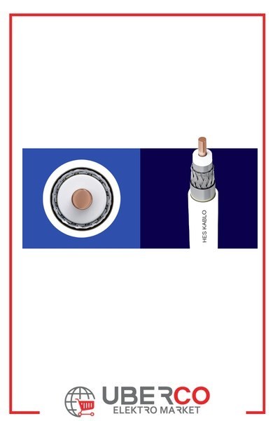 HES-KOAX-KLBKR-06Hes KOAX-KLBKR RG 6 / U-4 Trishield Cu / CuSn PVC KabloHes KOAX-KLBKR RG 6 - U-4 Trishield Cu - CuSn PVC Kablo{ubercoelektromarket}