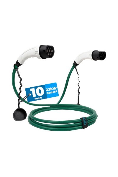 HIMS EMEF-22T2-YB-10Hims EMEF-22T2-YB-10 22kW Tip 2 Soketli Yeşil 10m Elektrikli Araç Şarj KablosuHims EMEF-22T2-YB-10 22kW Tip 2 Soketli Yeşil 10m{ubercoelektromarket}