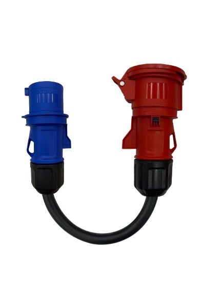 HIMS HCCA-TM32-30-FHims HCCA-TM32-30-F 3x6 TTR 3/32A Fiş - 5/32A Priz 30cm Kablolu DönüştürücüHims HCCA-TM32-30-F 3x6 TTR 3-32A Fiş{ubercoelektromarket}