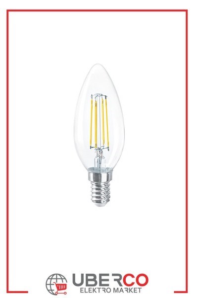001-013-1004 GHoroz 001-013-1004 Filament Candle 4W Led Fılament Ampul 3000K Günışığı 220-240V E14 DimHoroz 001-013-1004 Filament Candle 4W Led Fılament Ampul 3000K{ubercoelektromarket}