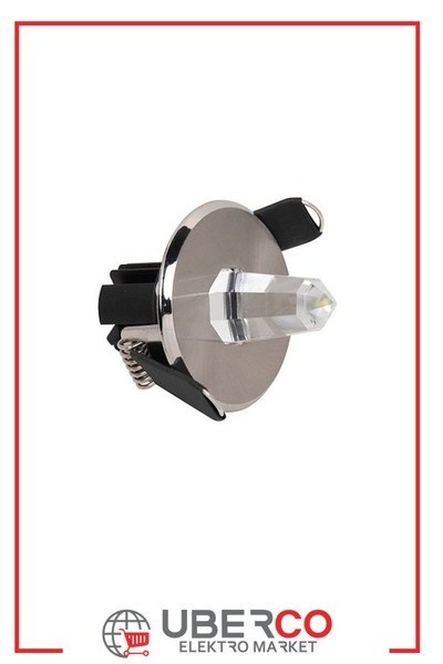 016-001-0001 BHoroz 016-001-0001 Natalia 1W Led Spot Armatür Mat Krom 6400K Beyaz 185-264VHoroz 016-001-0001 Natalia 1W Led Spot Armatür Mat Krom 6400K{ubercoelektromarket}