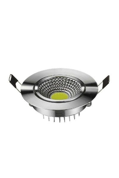 016-009-0005 BHoroz 016-009-0005 Lilya 5W Led Spot Armatür Mat Krom 6400K Beyaz 185-264VHoroz 016-009-0005 Lilya 5W Led Spot Armatür Mat Krom 6400K{ubercoelektromarket}