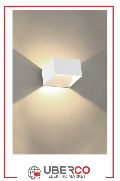 029-007-0008 BHoroz 029-007-0008 Truva 8W Led Duvar Armatür Beyaz 4200K Ilık Beyaz 100-240VHoroz 029-007-0008 Truva 8W Led Duvar Armatür Beyaz 4200K Ilık{ubercoelektromarket}