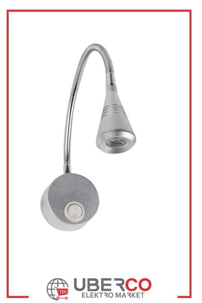 040-006-0003 GHoroz 040-006-0003 Kuğu 3W Led Okuma Lambaları Gümüş 4200K Ilık Beyaz 85-265VHoroz 040-006-0003 Kuğu 3W Led Okuma Lambaları Gümüş 4200K Ilık{ubercoelektromarket}