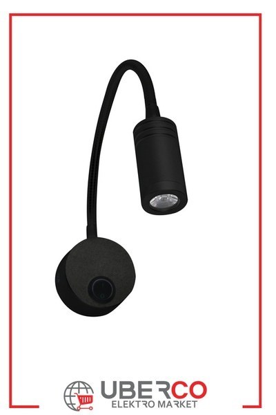 040-007-0003 SHoroz 040-007-0003 Turna 3W Led Okuma Lambaları Siyah 4200K Ilık Beyaz 85-265VHoroz 040-007-0003 Turna 3W Led Okuma Lambaları Siyah 4200K Ilık{ubercoelektromarket}