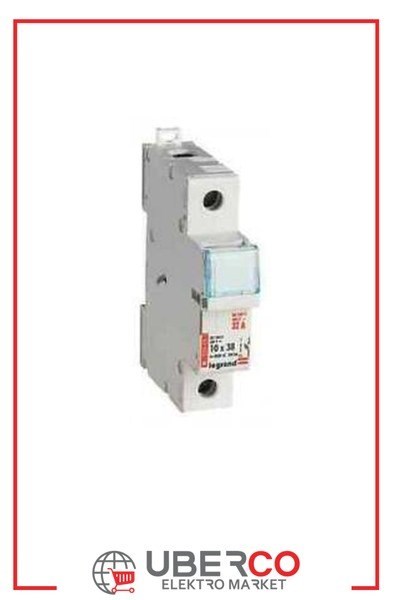 LEGRAND 005808Legrand Kartuş sigorta yuvası 1P (10X38 kartuşlar için)Legrand 1 Kutup{ubercoelektromarket}