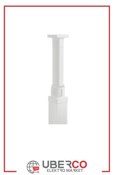 LEGRAND 653066Legrand Bir veya iki bölmeli kaidesiz sütunlar için teleskobik sabitleme çubuğu sonlandırma kiti, beyazLegrand 2 adet PVC kapak 1 adet PVC gövde - Beyaz{ubercoelektromarket}