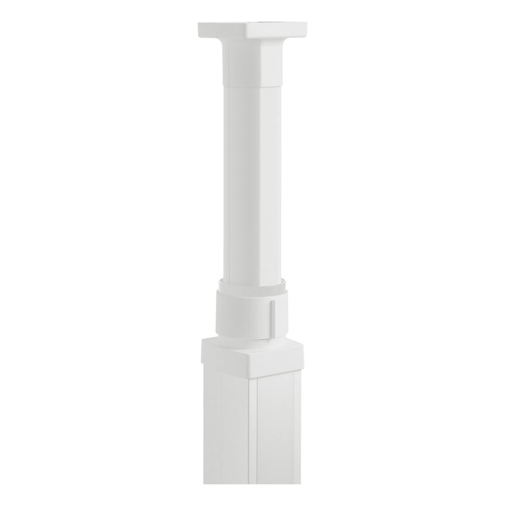 LEGRAND 653066Legrand Bir veya iki bölmeli kaidesiz sütunlar için teleskobik sabitleme çubuğu sonlandırma kiti, beyazLegrand 2 adet PVC kapak 1 adet PVC gövde - Beyaz{ubercoelektromarket}