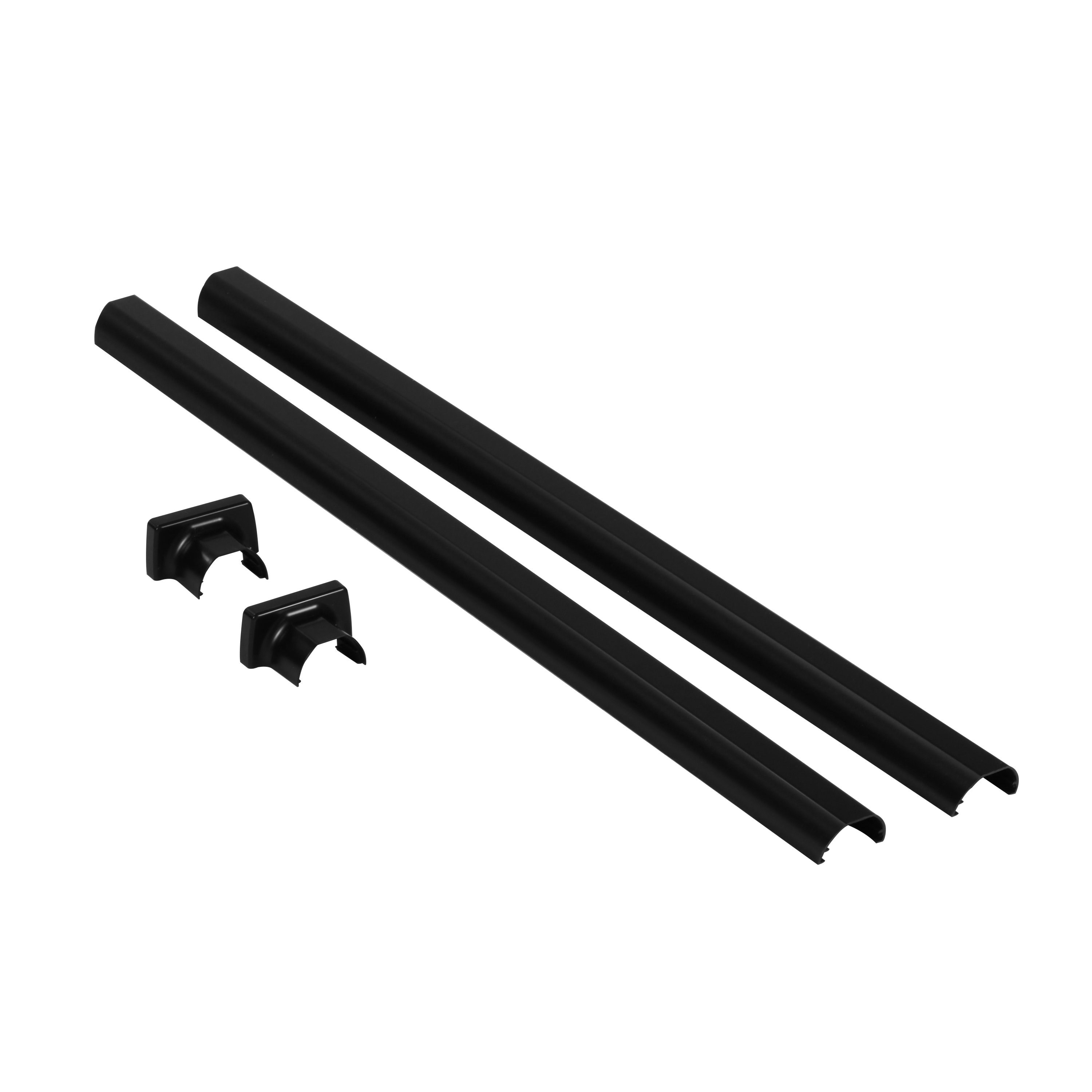 LEGRAND 653068Legrand Bir veya iki bölmeli kaidesiz sütunlar için teleskobik sabitleme çubuğu sonlandırma kiti, siyahLegrand 2 adet PVC kapak 1 adet PVC gövde - Siyah{ubercoelektromarket}