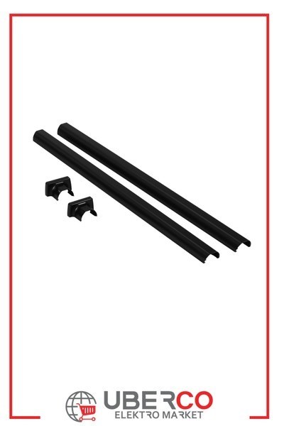 LEGRAND 653068Legrand Bir veya iki bölmeli kaidesiz sütunlar için teleskobik sabitleme çubuğu sonlandırma kiti, siyahLegrand 2 adet PVC kapak 1 adet PVC gövde - Siyah{ubercoelektromarket}