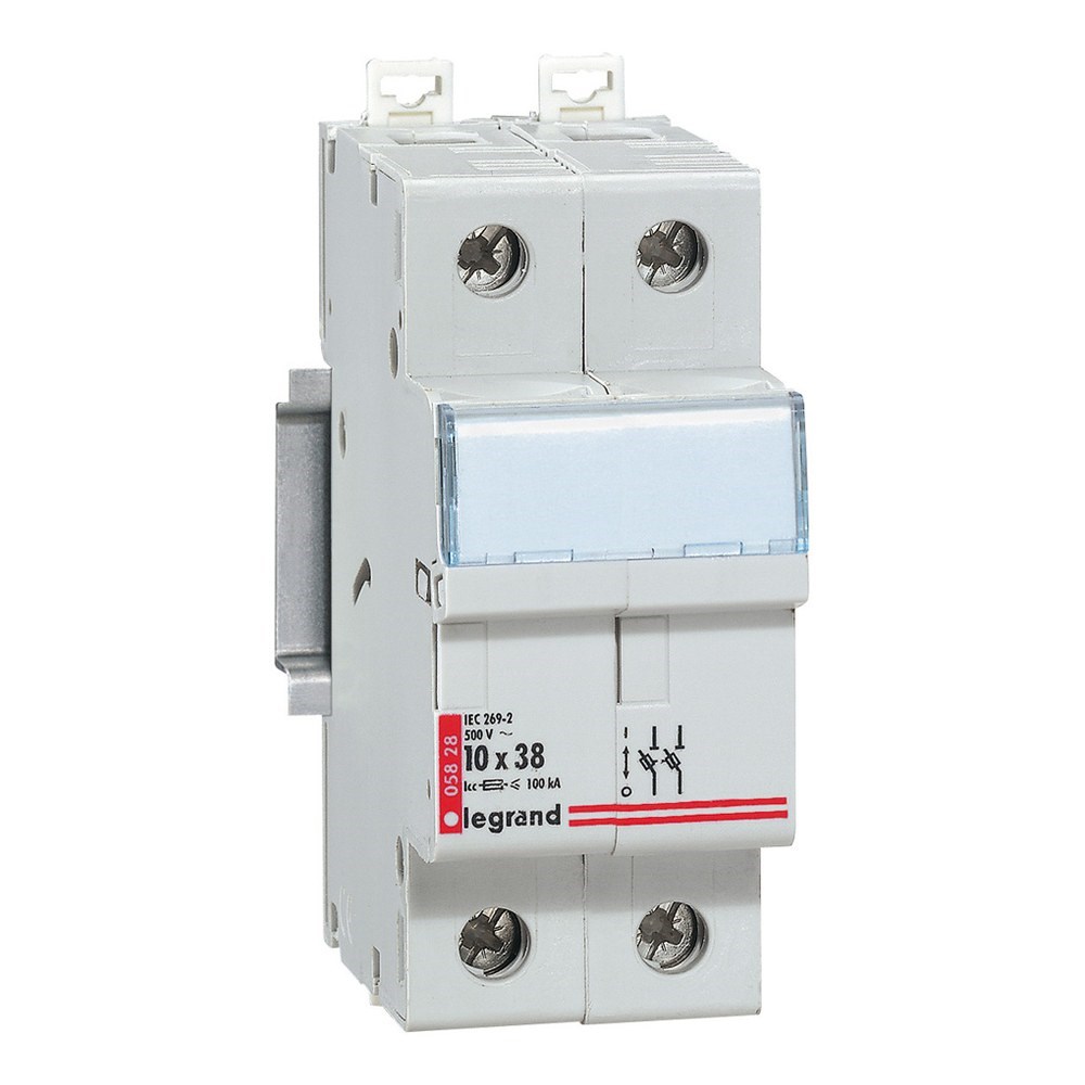 LEGRAND 005828Legrand Kartuş sigorta yuvası 2P (10X38 kartuşlar için)Legrand 2 Kutup{ubercoelektromarket}