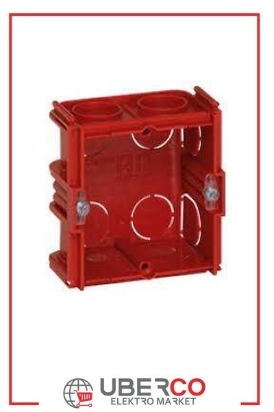LEGRAND 080141Legrand Batibox Birleştirilebilen kare tekli buat Derinlik: 40 mmLegrand 2 modül{ubercoelektromarket}