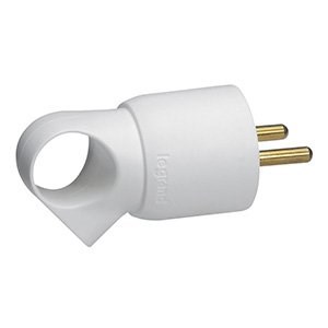 LEGRAND 050103Legrand Beyaz renk fransız standartı UPS erkek fişLegrand 2P + T, - Fiş - Beyaz{ubercoelektromarket}