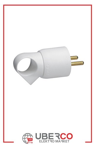 LEGRAND 050103Legrand Beyaz renk fransız standartı UPS erkek fişLegrand 2P + T, - Fiş - Beyaz{ubercoelektromarket}