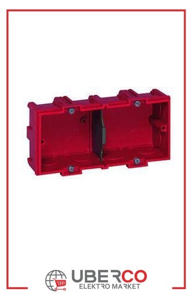 LEGRAND 080142Legrand Batibox örme duvar için Buat İkili - 4/5 modül - Derinlik:40mmLegrand 40 mm - 4 modül{ubercoelektromarket}