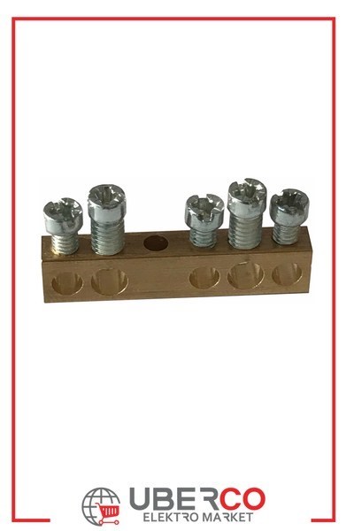 LEGRAND 134000Legrand Practibox S Pirinç Klemens 5 delikliLegrand 5 delikli klemens{ubercoelektromarket}