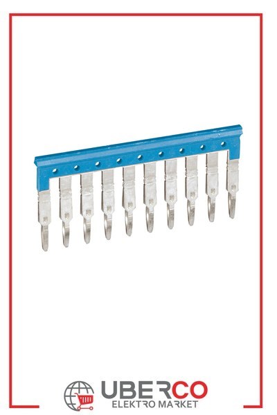LEGRAND 037500Legrand Viking3 köprüleme aksesuarı 5mm adımlı, 10 klemens için maviLegrand 5 mm adımlı 10 klemens için{ubercoelektromarket}