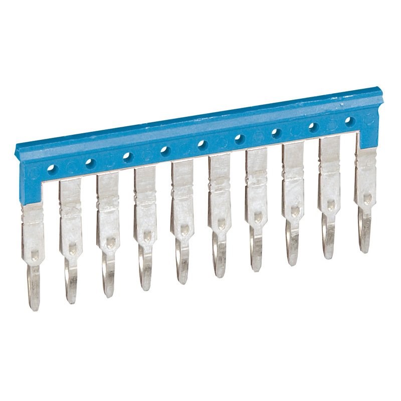 LEGRAND 037503Legrand Viking3 köprüleme aksesuarı 6mm adımlı, 10 klemens için maviLegrand 6 mm adımlı 10 klemens için{ubercoelektromarket}