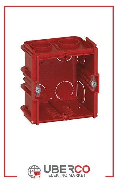 LEGRAND 080161Legrand 60 mm Derinlik - 2 modül (0 801 61)Legrand 60 mm Derinlik - 2 modül{ubercoelektromarket}