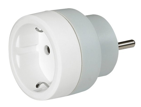 LEGRAND 050382Legrand Fransız standartı prizi alman standartı prize dönüştüren adaptörLegrand Adaptörler - Adaptör (Alman std --> Fransız std){ubercoelektromarket}
