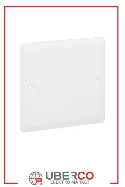 LEGRAND 089281Legrand Batibox Kare kapak, 80 x 80 mm, tekli buatlar içinLegrand Aksesuarlar - Kare kapak - 80x80 mm{ubercoelektromarket}