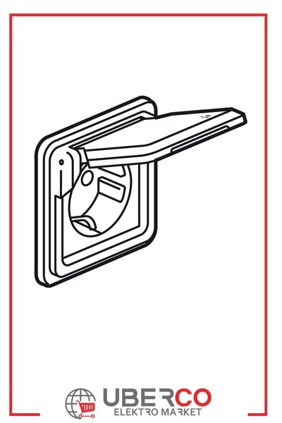LEGRAND 077835Legrand Alman Standardı Prizler, 16A - Kapaklı topraklı, 2P+T, IP55, Vida BağlantıLegrand Alman Standardı Prizler, 16A - Kapaklı topraklı{ubercoelektromarket}