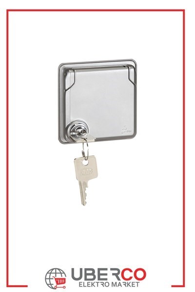 LEGRAND 077837Legrand Alman Standardı Prizler, 16A - Kapaklı ve anahtarlı topraklı, 2P+T, IP55, Vida BağlantıLegrand Alman Standardı Prizler, 16A - Kapaklı ve anahtarlı{ubercoelektromarket}