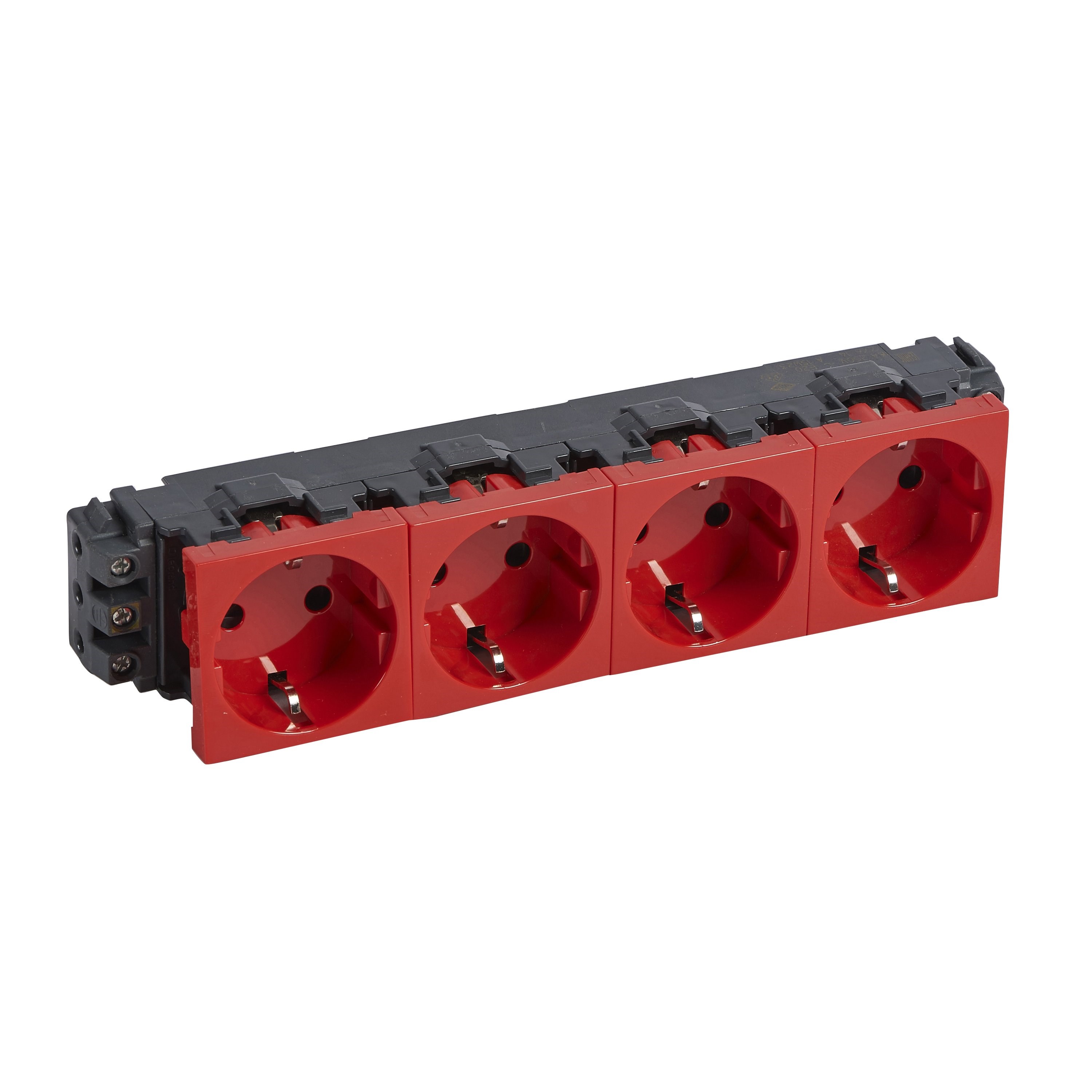 LEGRAND 077614Legrand Alman STD. Vida Bağlantılı “DLP” Prizler - 4 x 