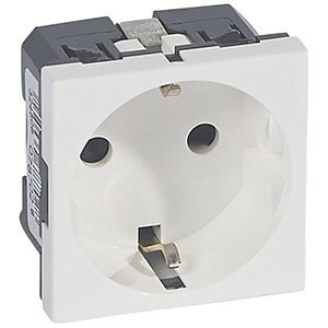 LEGRAND 078702Legrand Alman STD. Vida Bağlantılı Antimikrobiyal Priz - Topraklı Priz - BeyazLegrand Alman STD. Vida Bağlantılı Antimikrobiyal Priz{ubercoelektromarket}
