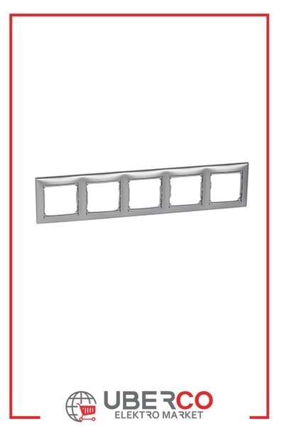 LEGRAND 770155Legrand Alüminyum Çerçeveler - BeşliLegrand Alüminyum Çerçeveler - Beşli{ubercoelektromarket}