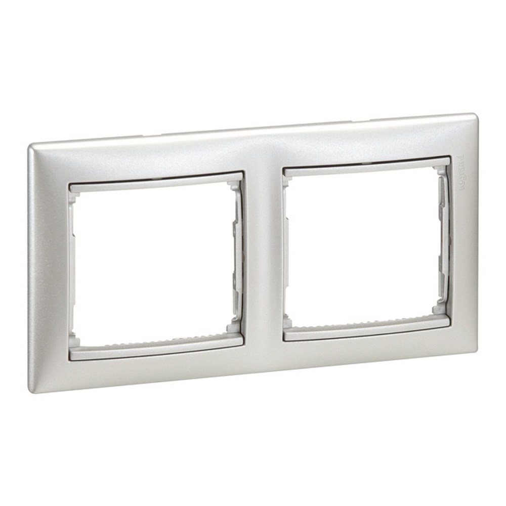 LEGRAND 770152Legrand Alüminyum Çerçeveler - İkili YatayLegrand Alüminyum Çerçeveler - İkili Yatay{ubercoelektromarket}
