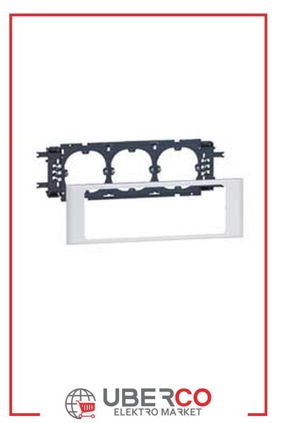 LEGRAND 011169Legrand Alüminyum DLP Gulot Kanalı İçin Evrensel Kaide Çerçevesi (85 mm Kapak, Yatay Kullanım) - ÜçlüLegrand Alüminyum DLP Gulot Kanalı İçin Evrensel Kaide{ubercoelektromarket}