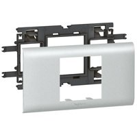 LEGRAND 011202Legrand Alüminyum DLP Gulot Kanalı İçin Sistem Armada Mekanizma Kaidesi - 2 Modül, Kapak Genişliği 65 mmLegrand Alüminyum DLP Gulot Kanalı İçin Sistem Armada{ubercoelektromarket}