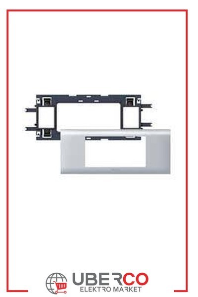 LEGRAND 011204Legrand Alüminyum DLP Gulot Kanalı İçin Sistem Armada Mekanizma Kaidesi - 4 Modül, Kapak Genişliği 65 mmLegrand Alüminyum DLP Gulot Kanalı İçin Sistem Armada{ubercoelektromarket}