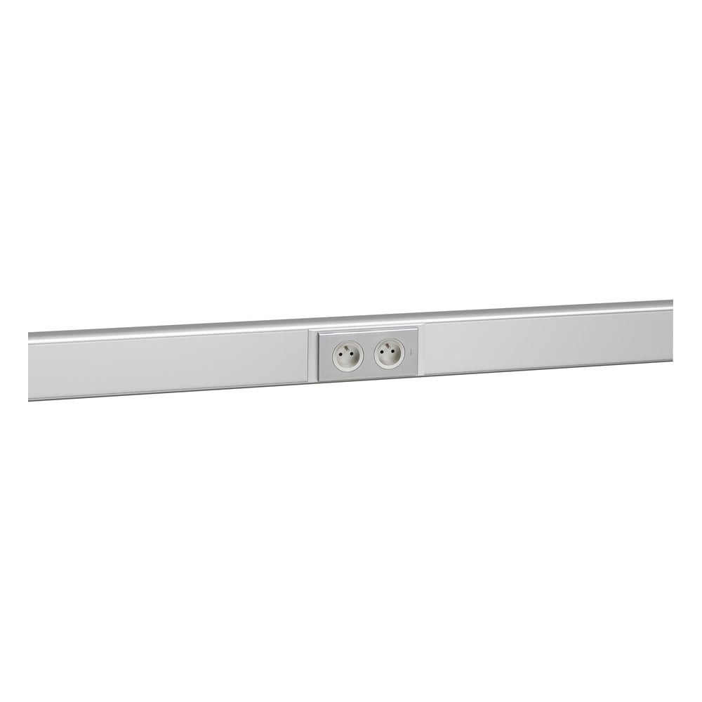 LEGRAND 011168Legrand Alüminyum DLP Gulot Kanalı İçin Evrensel Kaide Çerçevesi (85 mm Kapak, Yatay Kullanım) - İkiliLegrand Alüminyum DLP Gulot Kanalı İçin Evrensel Kaide{ubercoelektromarket}