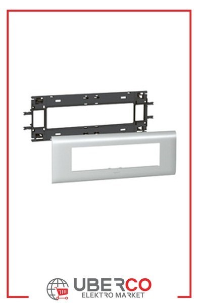 LEGRAND 011218Legrand Alüminyum DLP Gulot Kanalı İçin Sistem Armada Mekanizma Kaidesi - 8 Modül, Kapak Genişliği 85 mmLegrand Alüminyum DLP Gulot Kanalı İçin Sistem Armada{ubercoelektromarket}