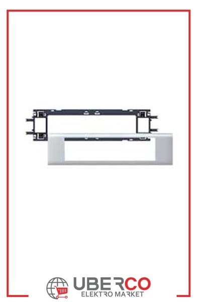 LEGRAND 011208Legrand Alüminyum DLP Gulot Kanalı İçin Sistem Armada Mekanizma Kaidesi - 8 Modül, Kapak Genişliği 65 mmLegrand Alüminyum DLP Gulot Kanalı İçin Sistem Armada{ubercoelektromarket}