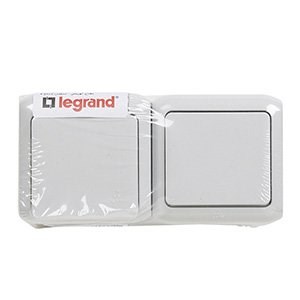 LEGRAND 782391Legrand Forix IP44 serisi Anahtar + Çocuk korumalı topraklı priz, GriLegrand Anahtar + kapaklı çocuk korumalı topraklı priz - Gri{ubercoelektromarket}