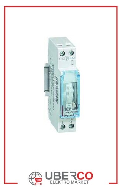 LEGRAND 412790Legrand Analog Kadranlı Zaman Saati - Günlük (Dikey Kadran) - 100 Saat Rezervli - Kontak NALegrand Analog Kadranlı Zaman Saati - Günlük (Dikey Kadran){ubercoelektromarket}