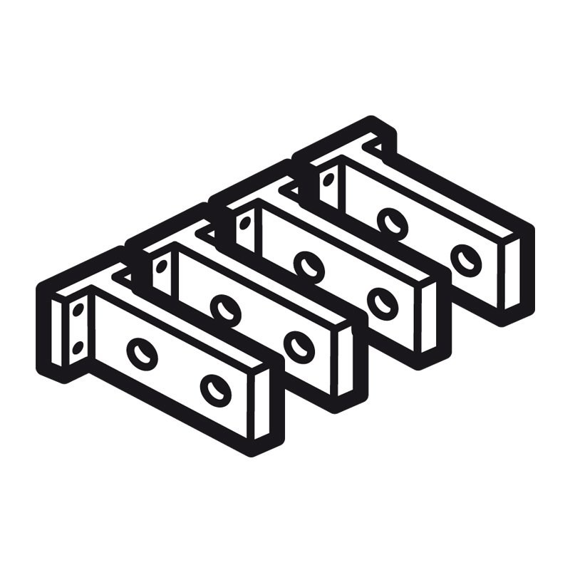 LEGRAND 026382Legrand DPX³ 1600 serisi için arka terminal giriş çıkış kısa tip 4 kutupLegrand Arka terminal giriş ve çıkış (kısa tip) 4K{ubercoelektromarket}