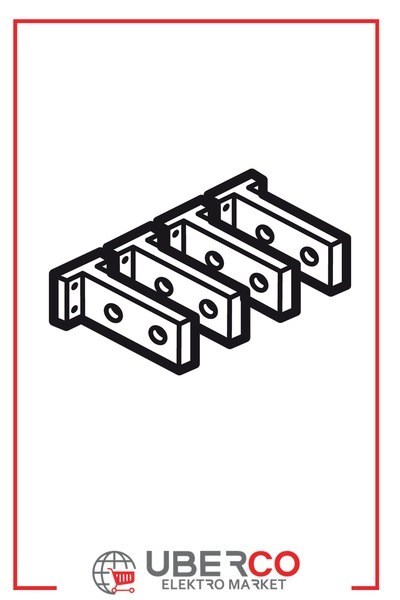 LEGRAND 026382Legrand DPX³ 1600 serisi için arka terminal giriş çıkış kısa tip 4 kutupLegrand Arka terminal giriş ve çıkış (kısa tip) 4K{ubercoelektromarket}