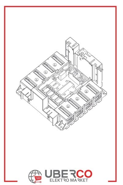 LEGRAND 422589Legrand DPX³ 1600 çekmeceli tip 4P kompakt için arka terminalLegrand Arka terminaller{ubercoelektromarket}