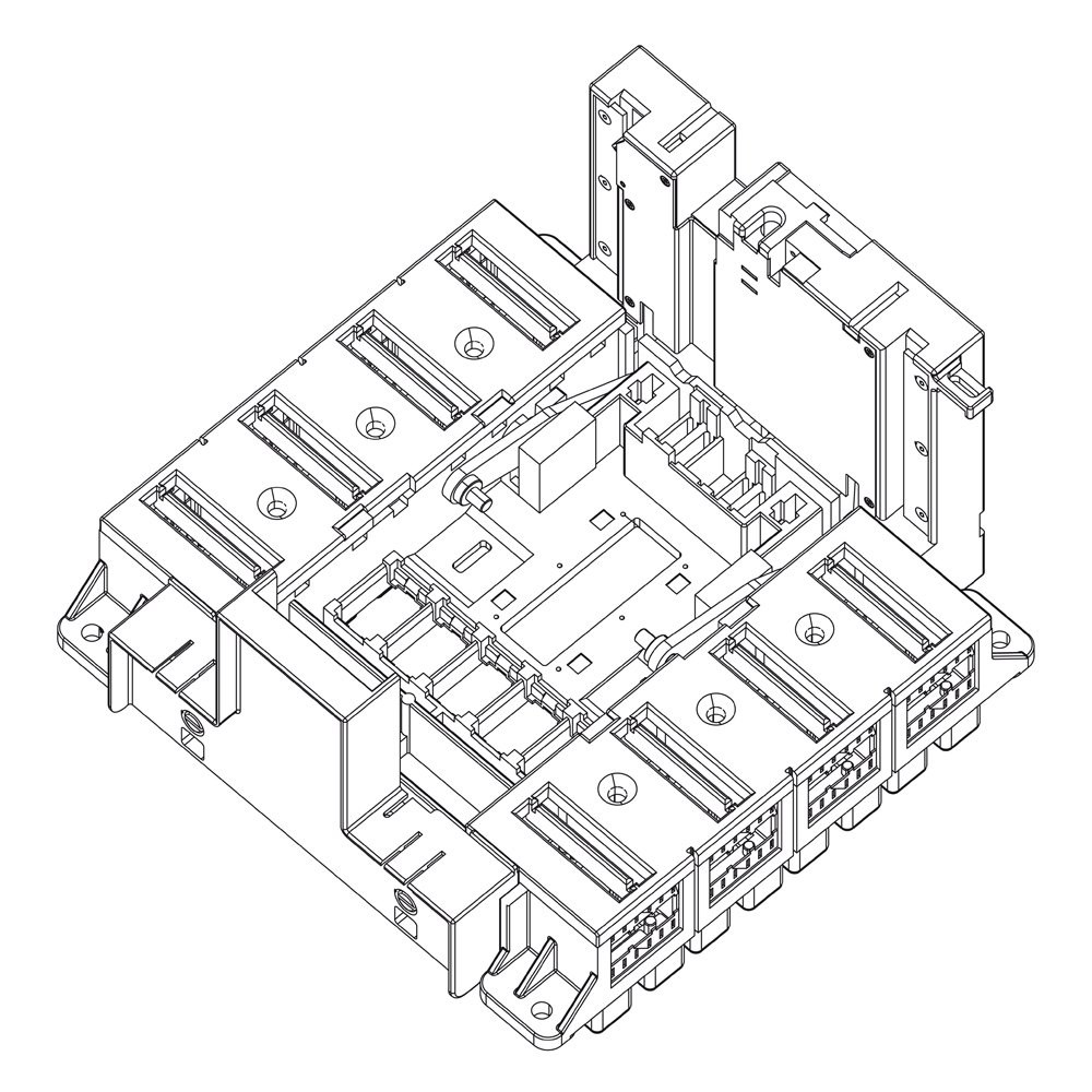 LEGRAND 422589Legrand DPX³ 1600 çekmeceli tip 4P kompakt için arka terminalLegrand Arka terminaller{ubercoelektromarket}